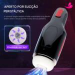 Masturbador Recarregável com Vagina Transparente - VibeVision