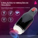 Masturbador Recarregável com Vagina Transparente - VibeVision