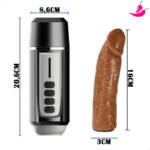 Masturbador Feminino com Prótese em Cyberskin - Wolv