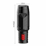 Masturbador Lanterna 3 com Vibro - EchoPulse Dibe