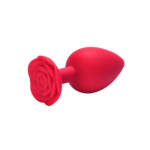 Plug Anal em Silicone com Base de Flor - Tamanho P