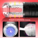 Masturbador Lanterna com Rotação - VortexView