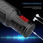 Masturbador Lanterna 3 com Vibro - EchoPulse Dibe