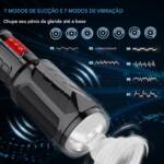 Masturbador Lanterna 3 com Vibro - EchoPulse Dibe