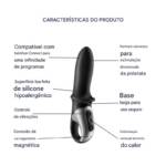 Satisfyer Hot Passion - Vibrador Anal com Função de Aquecimento e Controle via APP