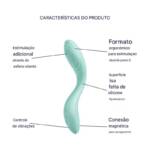 Satisfyer Rrrolling Pleasure - Vibrador Ponto G com 12 Modos de Vibração à Prova D’Água