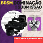 Algema Bracelete com Tiras – Conforto e Dominação para Seus Jogos a Dois