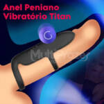 Anel Peniano Vibratório Titan - 10 Modos de Vibrações Poderosas