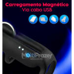 Anel Peniano Vibratório Titan - 10 Modos de Vibrações Poderosas