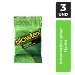 Preservativos Blowtex Sabor e Aroma com 3 unidades - Tutti Frutti