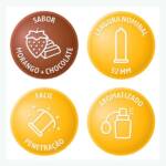 Preservativos Blowtex Sabor e Aroma com 3 unidades - Tutti Frutti