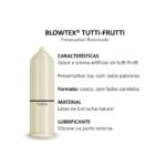 Preservativos Blowtex Sabor e Aroma com 3 unidades - Tutti Frutti