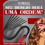 Chicote com 8 Tiras de 40cm Pau Brasil