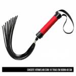Chicote com 8 Tiras de 40cm Pau Brasil
