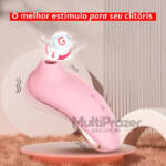 Vibrador Sugador de Clitóris Golfinho Ultimate - 5 Modos de Sucção e 5 Modos de Vibração