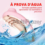 Vibrador Sugador de Clitóris Golfinho Ultimate - 5 Modos de Sucção e 5 Modos de Vibração