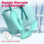 Vibrador Íntima Pulse 4 em 1 - 9 modos de vibração, 9 modos de batidas e controle por aplicativo