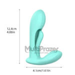 Vibrador Íntima Pulse 4 em 1 - 9 modos de vibração, 9 modos de batidas e controle por aplicativo