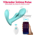 Vibrador Íntima Pulse 4 em 1 - 9 modos de vibração, 9 modos de batidas e controle por aplicativo