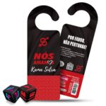 Aviso de Porta Kama Sutra Hétero + Dados - Nós Amamos