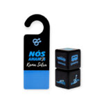 Aviso de Porta Kama Sutra Gay + Dados - Nós Amamos