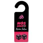 Aviso de Porta Kama Sutra Lésbico + Dados - Nós Amamos