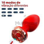 Plug Anal Tiger - Vibrador Anal e Massageador de Próstata