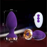 Plug Anal Tiger - Vibrador Anal e Massageador de Próstata