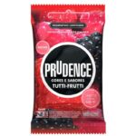 Preservativos Cores e Sabores Tutti-Frutti Prudence