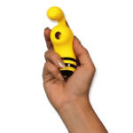 Vibrador Bee 2 em 1 - Vibrador Abelhinha com Estimulador de Clitóris e Ponto-G