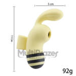 Vibrador Bee 2 em 1 - Vibrador Abelhinha com Estimulador de Clitóris e Ponto-G