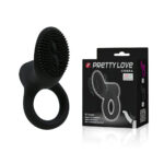 Anel Peniano com Vibrador e Estimulador - Pretty Love Cobra