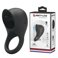 Anel Peniano Recarregável com 12 Modos de Vibração – Pretty Love Ring Shaking II