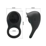 Anel Peniano Recarregável com 12 Modos de Vibração – Pretty Love Ring Shaking II