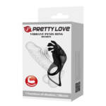 Anel Peniano Duplo com Estimulador Clitoriano – Pretty Love Penis Ring Ruben