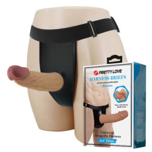 Cinta Peniana Ajustável com Pênis Oco – Pretty Love Houston