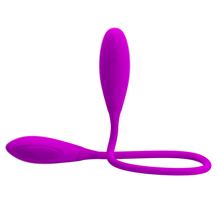 Pretty Love Snaky Vibe - Vibrador Duplo em Silicone com 7 Vibrações