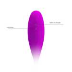Pretty Love Snaky Vibe - Vibrador Duplo em Silicone com 7 Vibrações