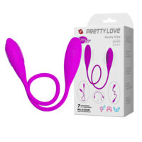 Pretty Love Snaky Vibe - Vibrador Duplo em Silicone com 7 Vibrações