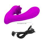 Pretty Love Nadal - Vibrador com Estimulador Clitoriano 12 Vibrações