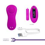 Estimulador Clitoriano com Penetrador Ponto G e Controle Sem Fio – Pretty Love Zico