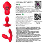 Vibrador com Estimulador Clitoriano com Controle por Aplicativo – Luella