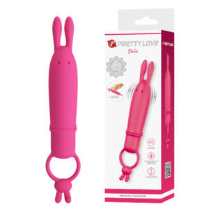 Mini Vibrador Coelho com 10 Modos de Vibração – Pretty Love Delia