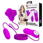 Pretty Love Suction & Vibro Bullets - Cápsula Vibradora com Dedeira de Pulsação
