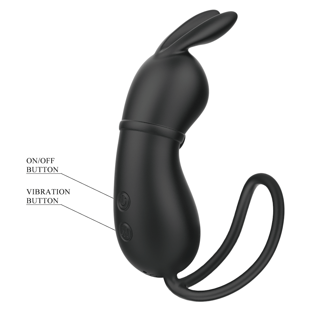 Pretty Love Rosalie - Mini Vibrador Cápsula Recarregável em Formato de Coelho