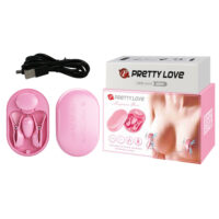 Pretty Love Estimulador de Mamilos Recarregável com 12 Modos de Vibração