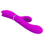 Vibrador de Ponto G Recarregável com Estimulador Clitoriano – Pretty Love