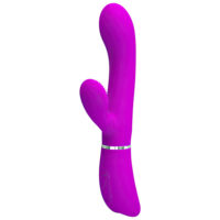 Vibrador de Ponto G Recarregável com Estimulador Clitoriano – Pretty Love