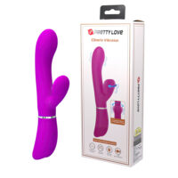 Vibrador de Ponto G Recarregável com Estimulador Clitoriano – Pretty Love