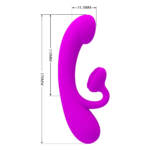 Pretty Love Sincere - Vibrador de Ponto G e Clitóris Full Cover Silicone